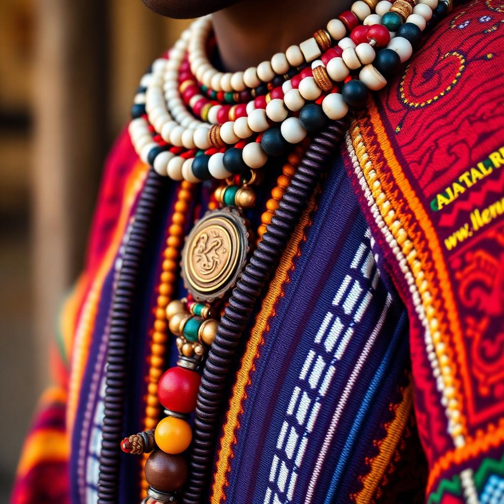 Beaded ceremonial regalia